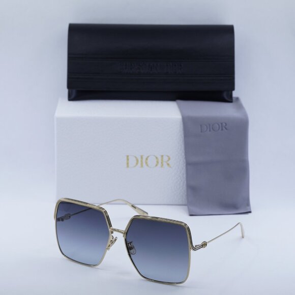 ?️ New Dior EVERDIOR S1U B0A1 Sunglasses - Gold Frame, Grey Gradient Lenses main image 5